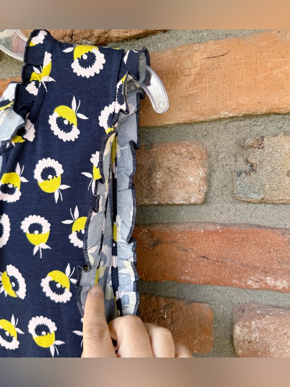 Boden Lois Floral Jersey Dress Summer Vacation Size 10 - Picture 8 of 11